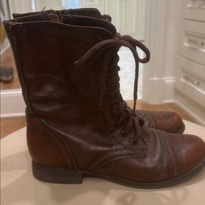 Steve Madden Dark Brown Leather Boots